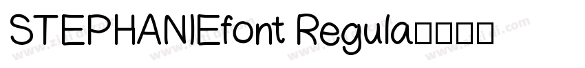STEPHANIEfont Regula字体转换